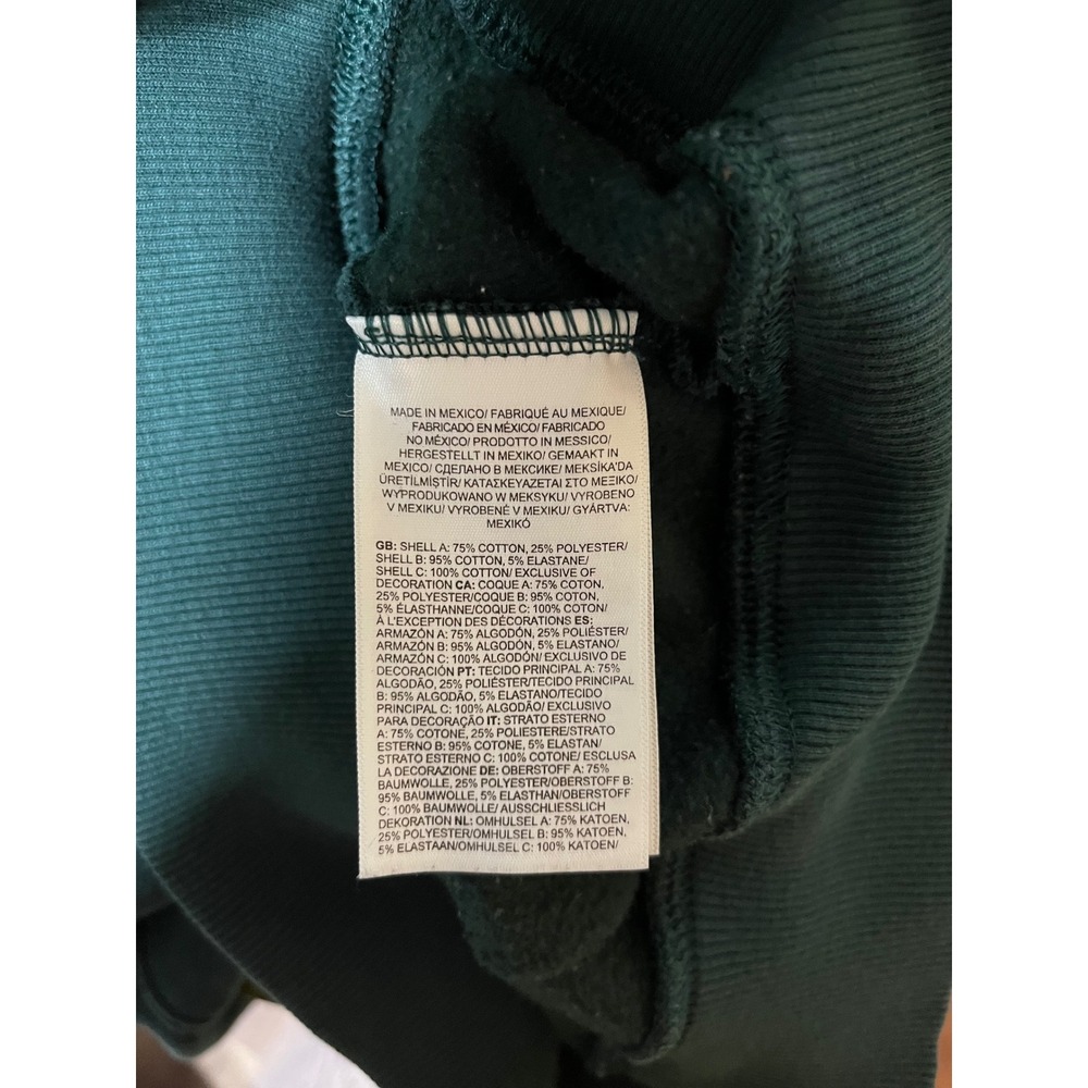 The North Face Womens Green Plaid Logo Pullover Hoodie Sweatshirt Medium - Picture 4 of 5